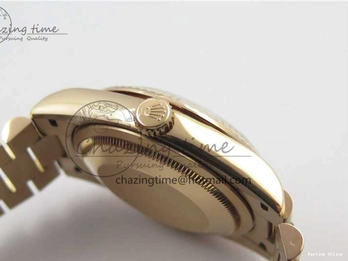 0111 Sophisticated Day-Date 36 RG 128239 Bp Maker Best Edition Silver Dial on RG President Bracelet 3132